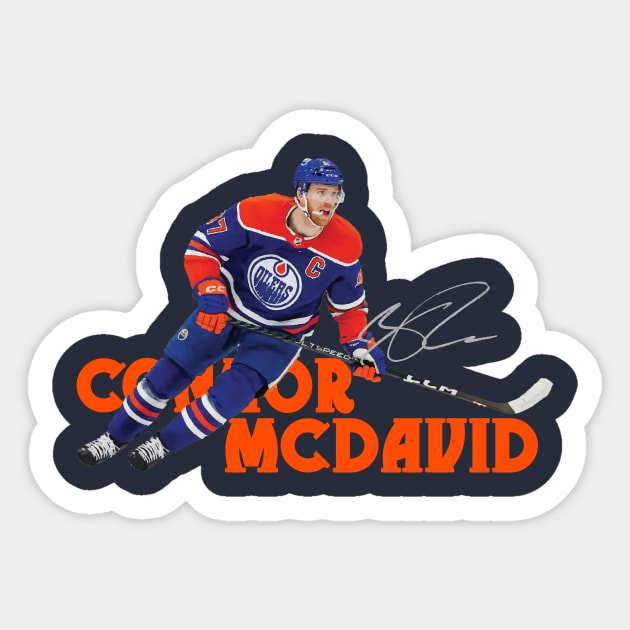 Connor Mcdavid Sticker by CovpaTees